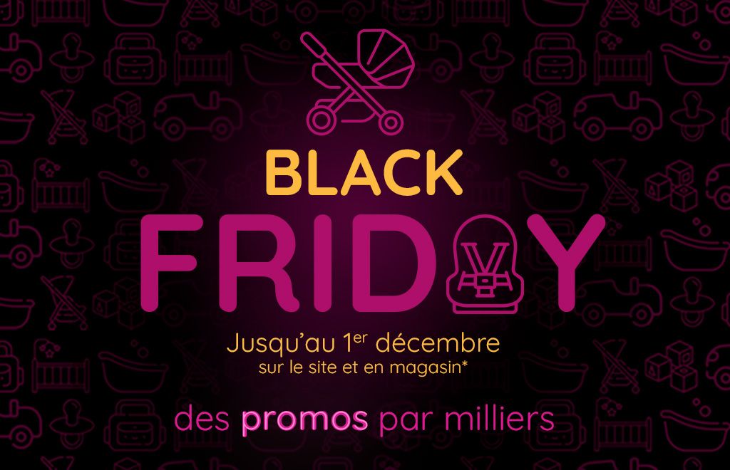 C'est parti pour le Black friday chez Autour de bébé 